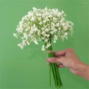 Flores decorativas Garland ao ar livre de inverno artificial 8 Pacotes 16pcs festa de casamento decoração de jardim de decoração de bebê hálito