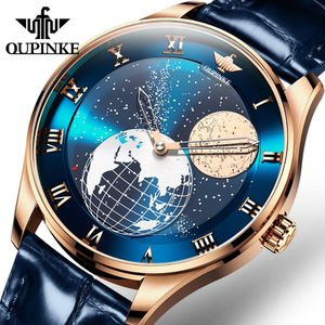 OUPINKE 3230 Hot selling Men's Casual Fashion Show Elegance Watch Star dial Watch Automatic Mechanical High Quality Waterproof Student Watch