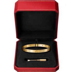 Womens Armband 18K Gold Armband Herren Diamant Mode Neue Rosengold Edelstahl Designer Armbänder Juwelier Luxusarmbracelete Charm Armband6412983