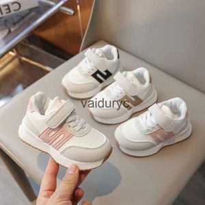 Sneakers Childrens Sports Shoes 2024 Spring and Autumn Season New Casual Boys Little Man Waist Dad Children Velcro Running H240411