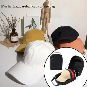 Förvaringspåsar Eva Hat Bag Baseball Cap Travel Case Carrier Box Bärande