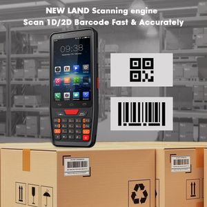 4 Zoll Handheld PDA Android 12 Terminal WiFi Bluetooth GPS QR -Code -Leser Tragbares Data Collector Terminalgerät