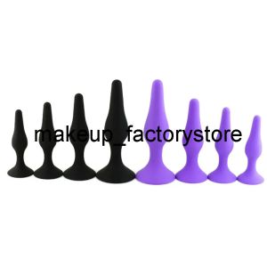 Elemente Massage 4pcs/Set Silicon Butt Plug Anal Unisex Sex Stopper 4 verschiedene Spielzeuge für Erwachsene für Männer/Frauen Trainer Paare BDSM