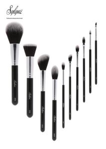 SYLYNE Professional Makeup Brush Set High Quality 10st Makeup Brushes Classic Black Hands Make Up Brushes Kit Tools3363933