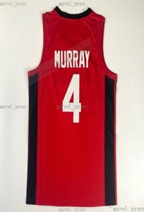 Novo Jamal Murray 4 Equipe Canadá camisas de basquete costuraram números de nome personalizado homens mulheres jovens xs5xl5879669