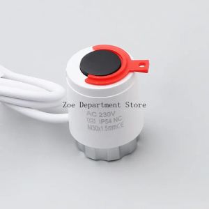 230V Normally Closed NC M30*1.5mm Electric Thermal Actuator for Underfloor Heating TRV Thermostatic Radiator Valve