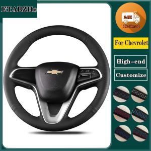 Крышка рулевого колеса Craid для Chevrolet Monza Cruze Crvalier Malibu Captiva Microfiber Кожаная рулевая оболочка автомобильная обертка автомобиль Accessorie