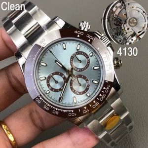 15 типов чистые заводские часы Men Luxury Super Caffice 116500LN ETA 4130 Автоматические часы 40 мм керамическая рамка 904L Luminou271k