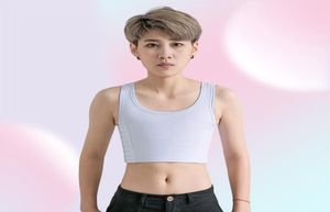 Women039s Shapers Lesbian bröstbindemedel Vest Bandage Correction Body Shapewear Armerad Corset Casual Cotten Shirt Long Loose 1552145