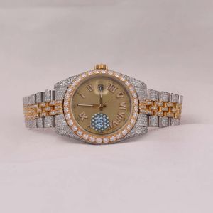Luxury Looking Fully Watch Iced Out For Men woman Top craftsmanship Unique And Expensive Mosang diamond Watchs For Hip Hop Industrial luxurious 62568