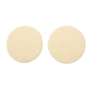 2pcs 3-5 polegadas de lã de lã Polimento de lã Polishing backing backing almofadas de perfuração kit de kit espelho de vidro de vidro de vidro de vidro de aço inoxidável