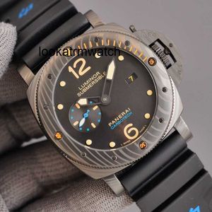 Sapphire Glass Mirror 47mm 14mm with Original Buckle 904l Fine Steel Automatic Mechanical Imported Rubber Watchband 8DUA