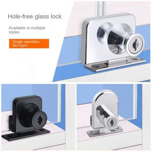 Durable with Key Hasp Hardware Accessories Glass Cabinet Lock Mall Display Cabinet Door Locks Window Lock