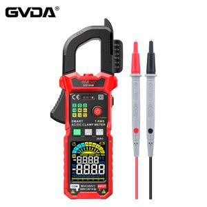 GVDA Digital Clamp Multimeter AC DC Voltage Capacitance Ohm Hz Tester Voltmeter True RMS Multimeter Inrush Current Voltage Meter