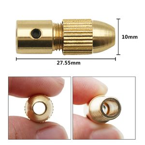 7st Mini Drilling Tool Drill Mapp Copper Cap för Rotary Power Tools0.5-3mm Electric Drill Bit Kit Chuck Adapter Collet