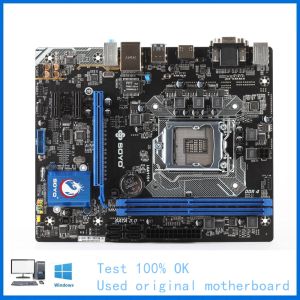 Материнские платы для Soyo B150V+ v2.0 Computer M.2 NVME SSD Motherboard LGA 1151 DDR4 B150 Используется материальная плата на рабочем столе