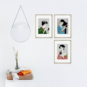 A arte oriental vintage impressão pintura de imagens de parede de parede gueixa japonesa tsuchiya koitsu modular nórdica canvas pôsteres decoração de casa