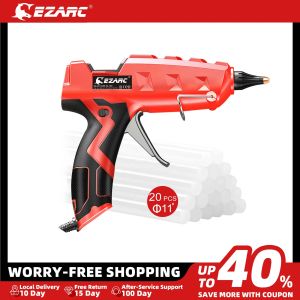 Gun EZarc Hot Melt Glue Gun Forty Ferramentas de pistola de selante em tamanho integral com 20pcs cola adesiva de 150 x 11 mm para artes de bricolage em casa