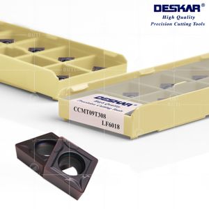 Deskar 100% Оригинальный CCMT060204/060208 CCMT09T304 CCMT09T308 CCMT120404 CCMT120408 LF6018 Инструменты поворота Карбид вставка CNC Tale