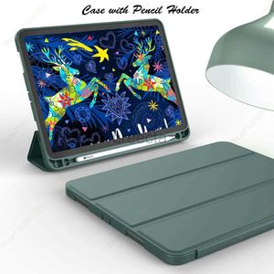 Tablet PC Cases Bags With Pencil Holder Funda for New iPad 10.2 9th Generation iPad Pro 11 2022 2018 iPad Air 5th/ 4th Gen 10th 10.9 9.7 Air3 Pro10.5 240411
