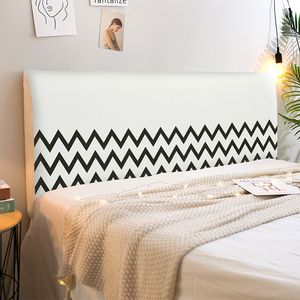 Black White Style Series Head Bed Cover Polyester Printed Bed Huvud Damm Cover Headboard Protective Cover Custom Bed Back Cover