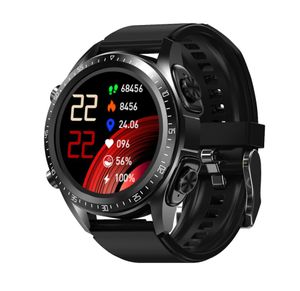 IOS Android TWS Earbuts Smartwatch 2 in 1 Smart Watch con auricolare Bluetooth Aurberi a pressione del sangue Frequenza cardiaca Touch impermeabile S5305623