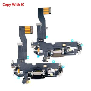 New USB Charging Charger Port Flex Cable For iPhone 12 pro Max Dock Charger Connector Flex Cable With Microphone Repair Parts