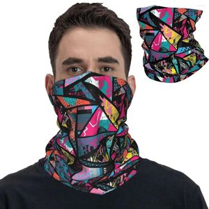 Scarves Abstract Seamless Graffiti Bandana Neck Cover Printed Balaclavas Face Mask Scarf Multi-use Headwear Unisex Adult Windproof