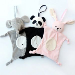 Животные дети плюшевывающие игрушки для безопасности одеяло детские игрушки успокаивающие полотенца для детского ухода за животными.