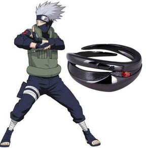 Anime Jewelry Hatake Kakashi 925 Sterling Silver Adjustable Mask Ring Cosplay Accessory For Men Finger Rings Xmas Birthday Gifts H7073476