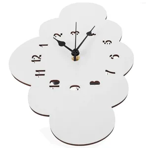 Wall Clocks Office Clock Silent Without Delicate Cloud Wooden Bedroom Decor Nordic Shape