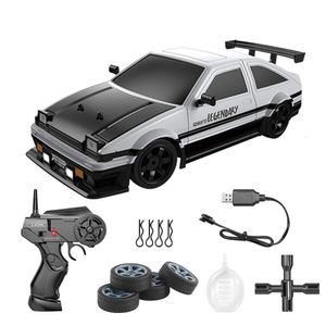 AE86 Remote Control Car Racing Vehicle Toys For Children 1 16 4WD 2.4G High Speed GTR RC Electric Drift car Children Toys Gift 240408
