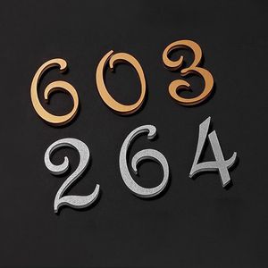 1PC Acrylic House Apartment Numbers Stickers Self Adhesive Number Signs On The Door Home Hotel Office Digits Number Plates