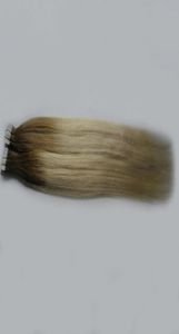 Tape In Human Hair Extensions 100g Skin Weft Ombre Real Human Hair 25 Grams Per Piece 40 Pieces Per Package Glue in Hair Extensio9236538