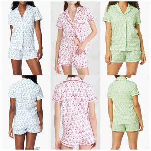 Designer Womens Cute Roller Rabbit Two Piece Pants Pajamas Y2K Monkey Prefabricated Printing 2-Piece Pyjama Set Short Sleeve Shirt Shorts Casual Wear 100