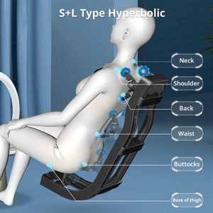 SM 839L Electric Full Body 4D Manipulator Massagestol Shiatsu Knådning av värme Massagestol Sofa Zreo Gravity Space Capsule