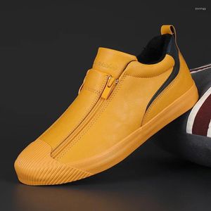 Casual Shoes Winter High-top Men Plush Warm Lined Male Footwear Outside Wear-resisting Flats Fashion All-match