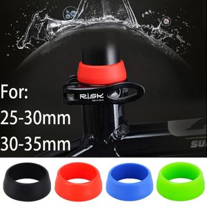 RISK MTB Bike Seat Post Rubber Ring Dust Cover Cycling Silicone Waterproof MTB Road Bicycle Seatpost Silica gel Protective Case