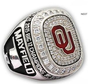 Oklahoma Sooners Big 12 Championship Ring Souvenir Men Fan Brithday Gift8729121