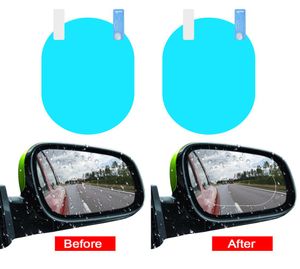 50PCS Anti Fog Car Mirror Window Clear Film Antiglare Car Rearview Mirror Protective Film Waterproof Rainproof Car Sticker7569760