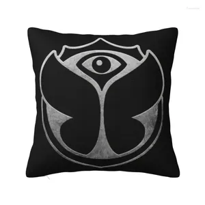 Pillow Metalic Tomorrowland Case Decoration Electronic Dance Cover Throw For Sofa Double-sided Printing