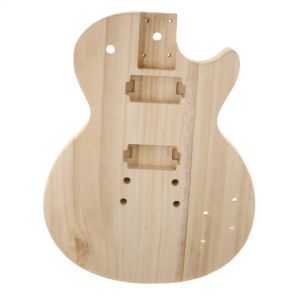 Cavi Custodia per il corpo della chitarra fine incompiuto in legno di acero in bianco si adatta a ST Electric Guitar Faition Build Your Electric Guitar Kits