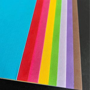 Pads A4 Color Textured Cardstock Paper, 50 Sheet 230gsm Faint Texture Colored Paper, DoubleSided Printed , Premium Craft Thick Paper