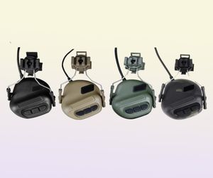 戦術的な電子射撃Earmuff Anti-Noiseヘッドフォンサウンド増幅聴覚保護ヘルメットヘッドセットアクセサリー4199293