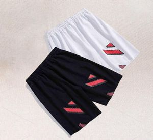 2022 Summer Fashion Brand Style White Cartoon Shorts Loose Casual Men's and Women's Love Pants gym9680327