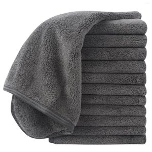 Towel Sinland Soft Ultra Absorbent Microfiber Face Towels Reusable Makeup Remover Cloth Baby Washcloths For Bathroom 12Inx12In 6 Pack