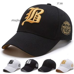 Designer Hat Herren Frühling und Herbst bestickter koreanischer Version vielseitiger schwarzer trendiger Entenzunge Frauen Jugend Baseball Freizeit Sonnenvisor Hut