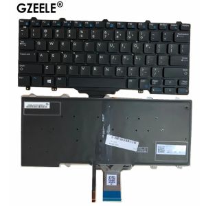 Tastaturen US Backlit -Tastatur für Dell Latitude 7280 7380 E5250 E7270 E5270 E7250 3150 3160 3165 125000 5280 7350 5290 5250