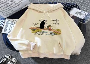 Kawaii Anime Funny Cartoon Studio Ghibli Totoro Hoodies Sweatshirt Männer Frauen Harajuku Top Pullover Sportswear lässig warm warm warmer Hoody Y16036580