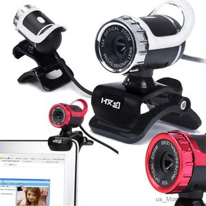 WebCamsコンピュータカメラUSB HD WebCam 360度オートフォーカスクリップオンPCラップトップノートブックコンピューターSkype YouTube CCD CAM with Microphone